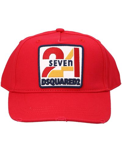 DSquared² Logo Cap - Red