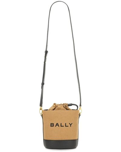 Bally Bucket Bag "bar" - White