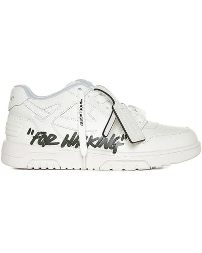 Off-White c/o Virgil Abloh 'Out Of Office For Walking' Low Top Trainers - White