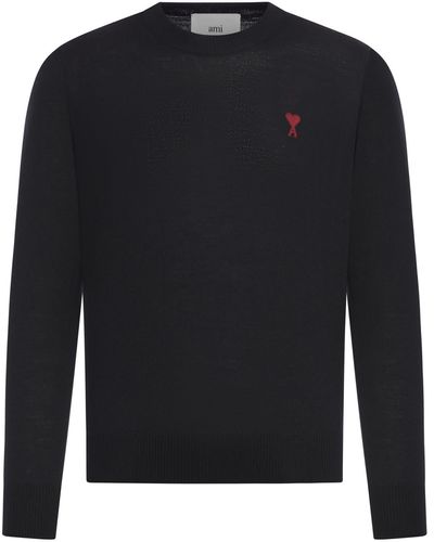 Ami Paris Ami Paris Sweater - Black