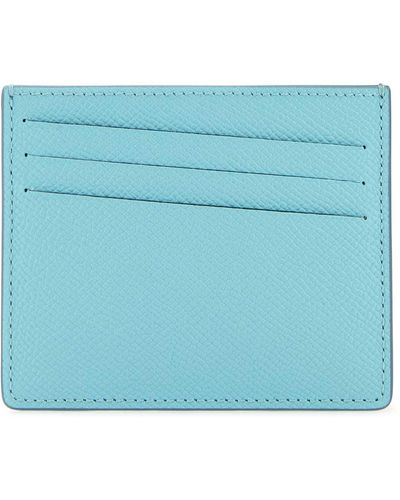Maison Margiela Card Holder Slim 6 Cc - Blue
