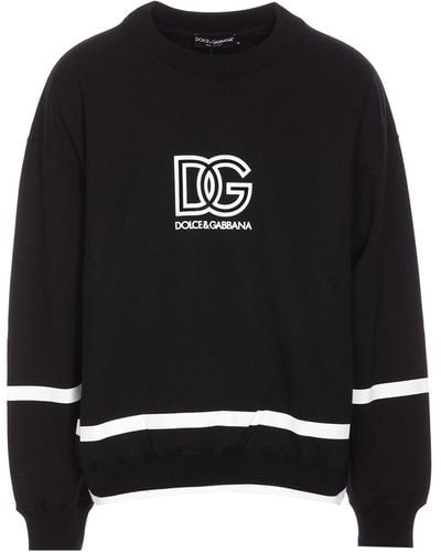 Dolce & Gabbana Dg Logo Sweatshirt - Black