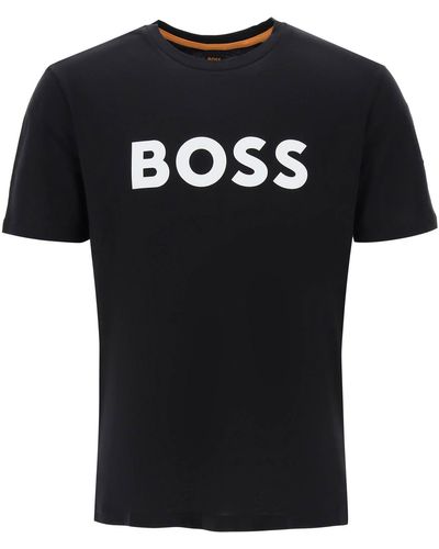 BOSS Thinking 1 Logo T Shirt - Black