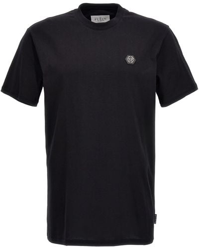 Philipp Plein Logo Plaque T-shirt - Black