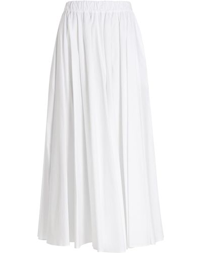 P.A.R.O.S.H. Long Skirt - White