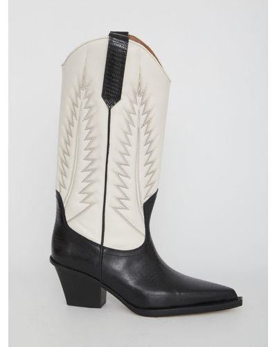 Paris Texas Cowboy Boots - White