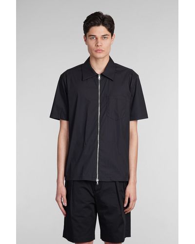Low Brand Shirt Zip S143 Shirt - Black