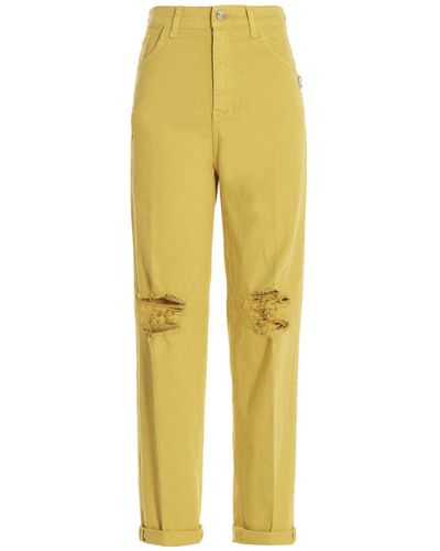 Liu Jo Boy Straight Jeans - Yellow