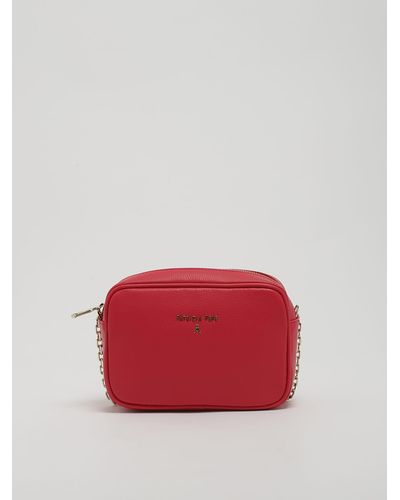 Patrizia Pepe Leather Clutch - Red