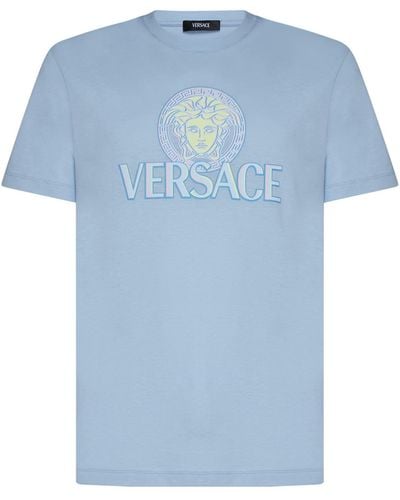 Versace T-Shirts And Polos - Blue