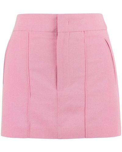 Isabel Marant Licoba Cotton Mini-skirt - Pink