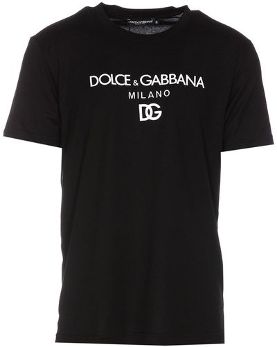 Dolce & Gabbana Dg Embroidery Logo T-Shirt - Black
