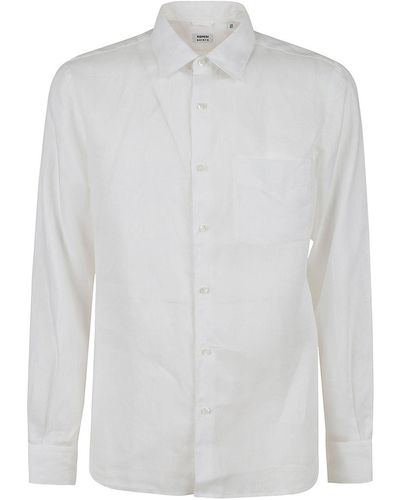 Aspesi Buttoned Sleeved Shirt - White