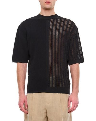 Jacquemus Juego Cotton T-Shirt - Black