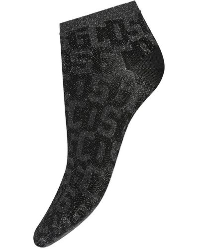 Wolford Monogram Socks - Black