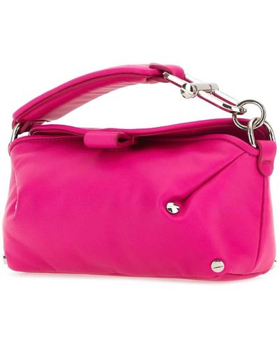 Off-White c/o Virgil Abloh Fuchsia Leather Sand Diego S Handbag - Pink
