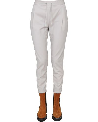 Fabiana Filippi Wool Pants With Shiny Detail - Gray