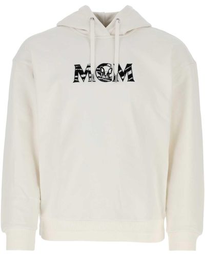 MCM Ivory Cotton Sweatshirt - White