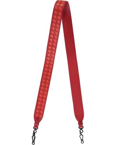 Bottega Veneta Leather Shoulder Strap - Red