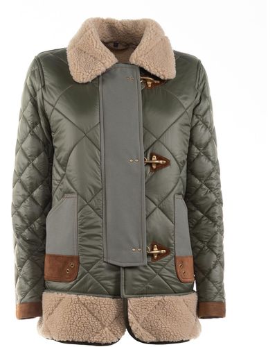 Fay Toggle-lock Quilted Jacket - Multicolor