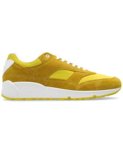 Saint Laurent Sneakers With Logo - Yellow