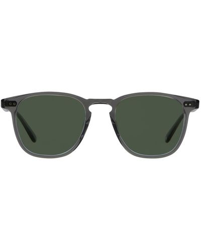 Garrett Leight Brooks Sun Crystal Sunglasses - Green