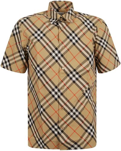 Burberry Check Casual Shirt - Multicolour