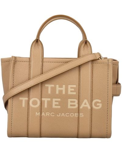 Marc Jacobs The Mini Tote Leather Bag - Natural