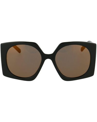 Courreges Oversized Sunglasses - Brown