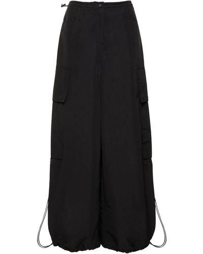 Palm Angels Parachute Pants - Black