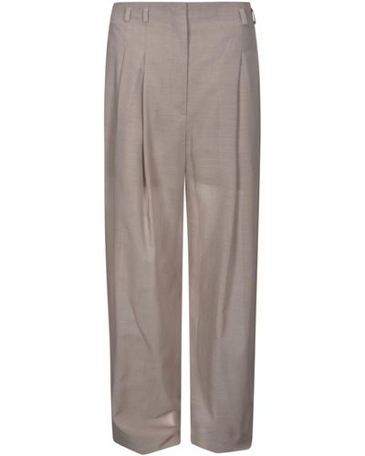 Philosophy Di Lorenzo Serafini Concealed Oversized Trousers - Grey