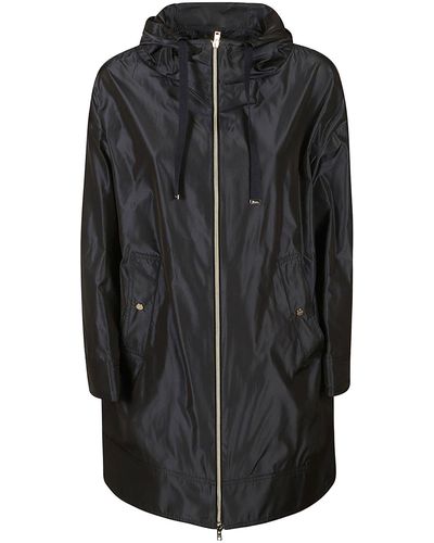 Herno Side Pocket Parka - Black