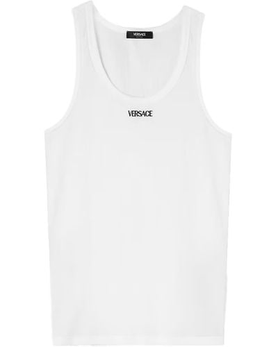 Versace Underwear Tank Top "jellyfish" - White
