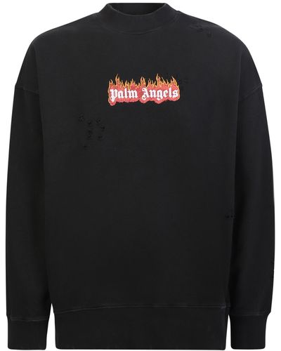 Palm Angels Sweatshirt - Black