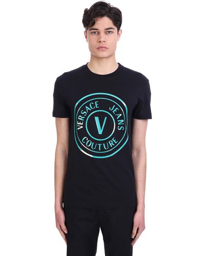 Versace T-shirt In Black Cotton