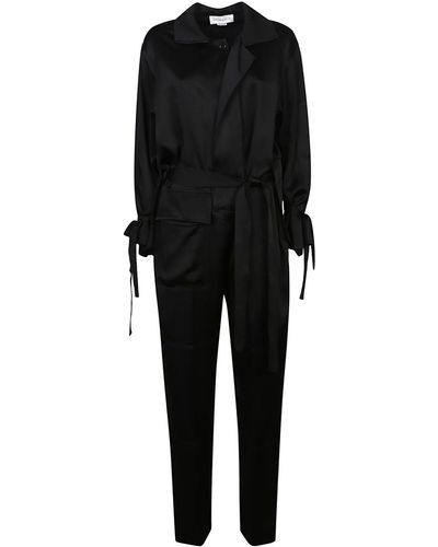 Victoria Beckham Utilitiy Jumpsuit - Black