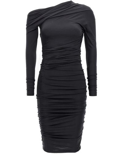Balenciaga Twisted Dresses - Black