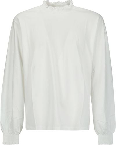 Random Identities Ls T-Shirt With Bra Logo - White