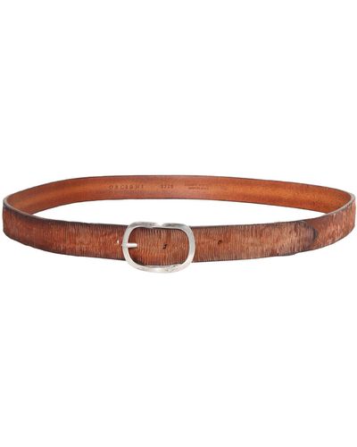 Orciani Knurled Belt - Brown