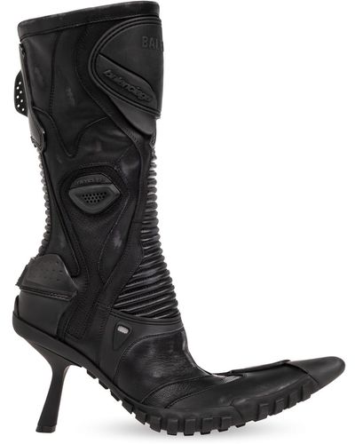 Balenciaga Heeled Ankle Boots - Black