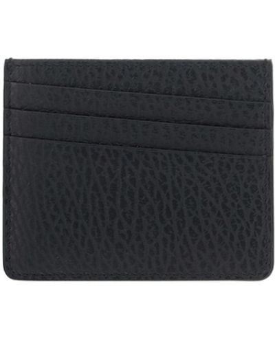 Maison Margiela Leather Wallets - Black