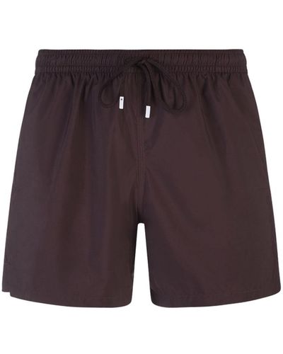 Fedeli Dark Swim Shorts - Purple