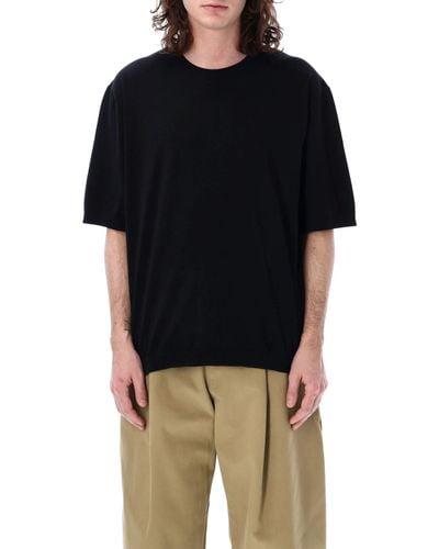 Studio Nicholson Sorono Short Sleeves Shirt - Black