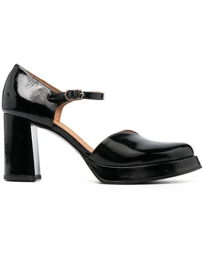 Chie Mihara 90mm Patent Leather Pumps - Black