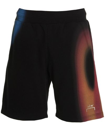 A_COLD_WALL* * 'hypergraphic' Bermuda Shorts - Black