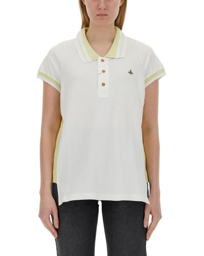 Vivienne Westwood Cotton Polo - White