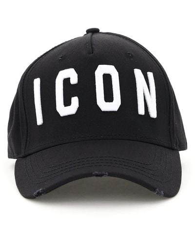 DSquared² Icon Baseball Cap - Black