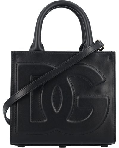 Dolce & Gabbana Mini Tote Bag Dg - Black