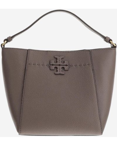 Tory Burch Mcgraw Small Shoulder Bag - Brown