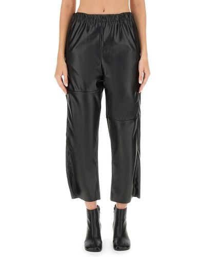 MM6 by Maison Martin Margiela Cropped Trousers - Black